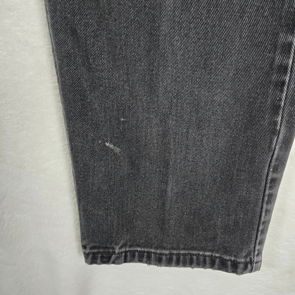 Levi's 505 Jeans Black 34x34 Straight Leg Mens Denim Jeans 0816 - Picture 8 of 11